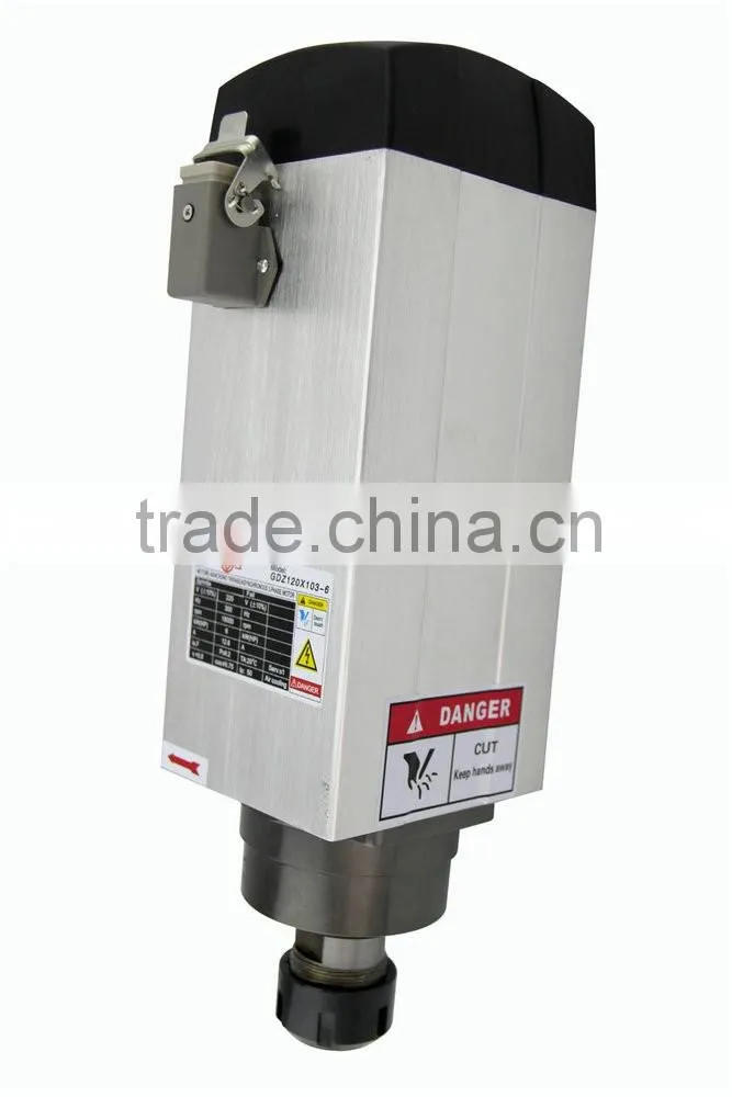 GDZ120x103-6 Toauto 18000rpm 6kw engraving machine spindle motor