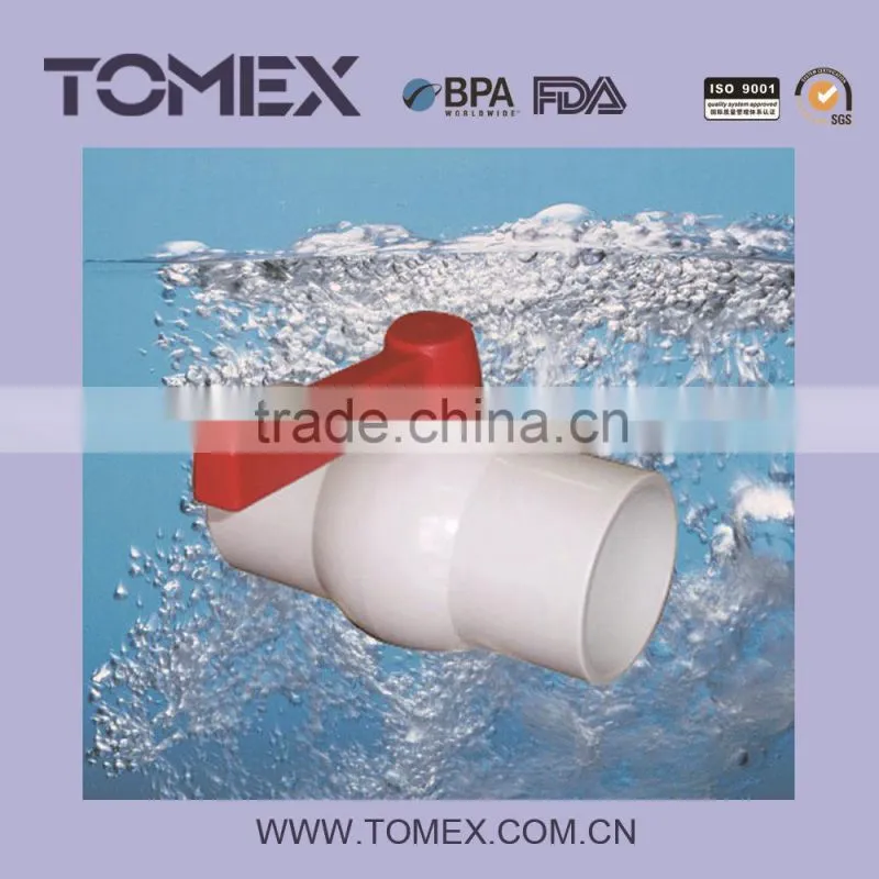 2015 plastic pipe fittings plastic pvc water stop valve