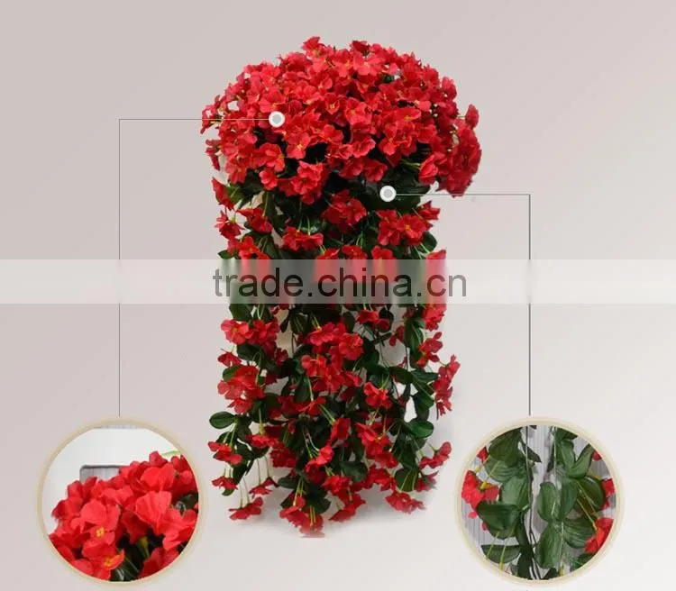 Wholesale purple silk violet flower for wedding