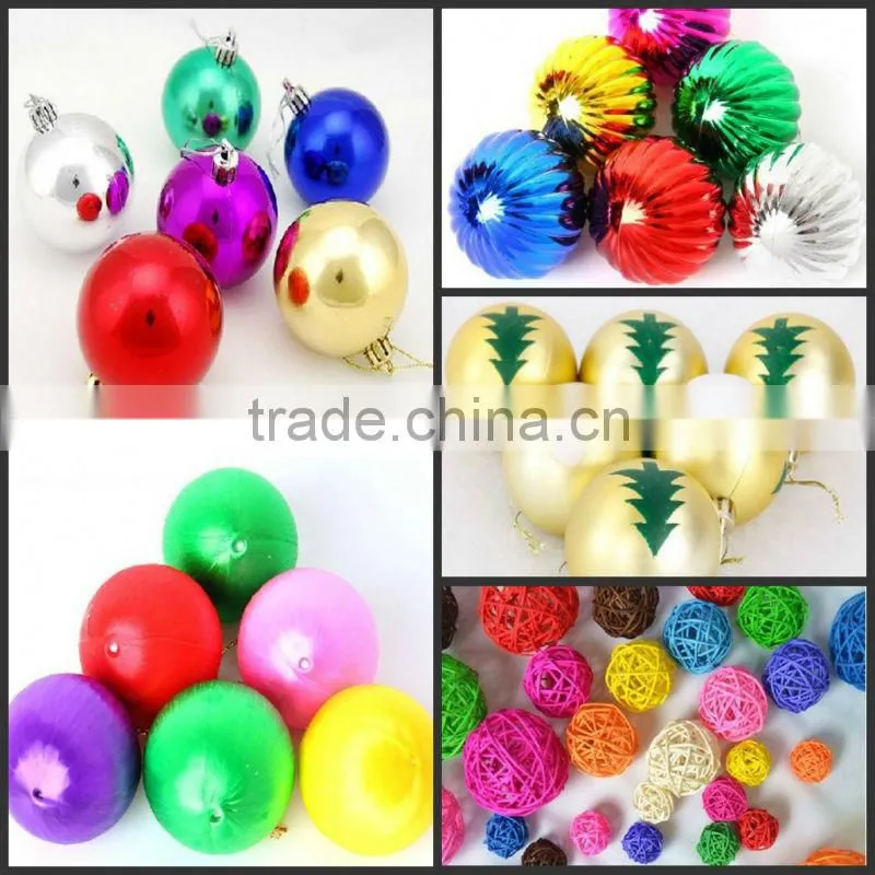 decorating foam christmas ball box with star shiny white christmas decoration ball