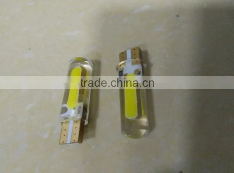 T10 Silica COB , High Power Car Led Lights , LED License Plate Bulbs