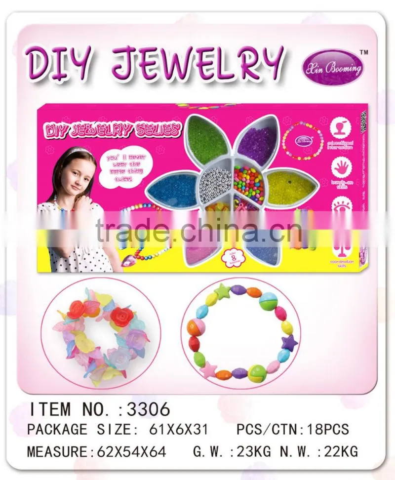 Wholesale DIY beads necklace handmade jewelry toy