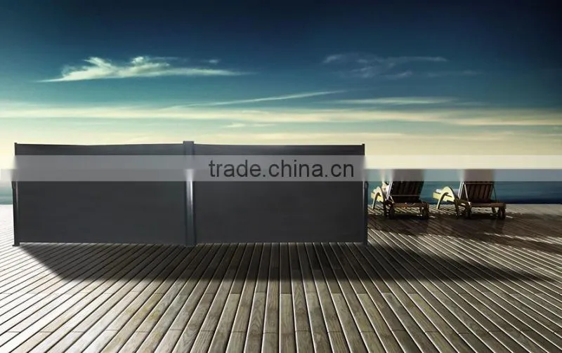 Home Garden Wind Screen Retractable Side Awning
