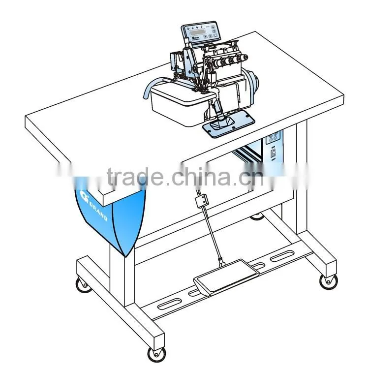 DD motor & automatic induction suction thread cutting device for YAMATO overlock machine