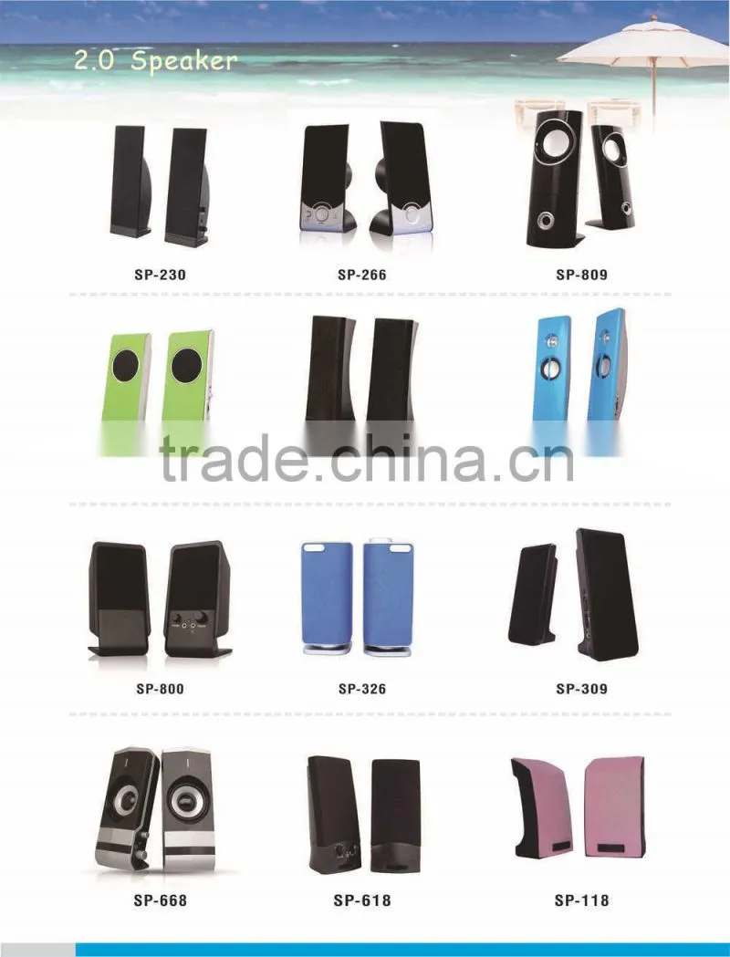 2 (2.0) Channels and Active Type speaker portable(SP-321)