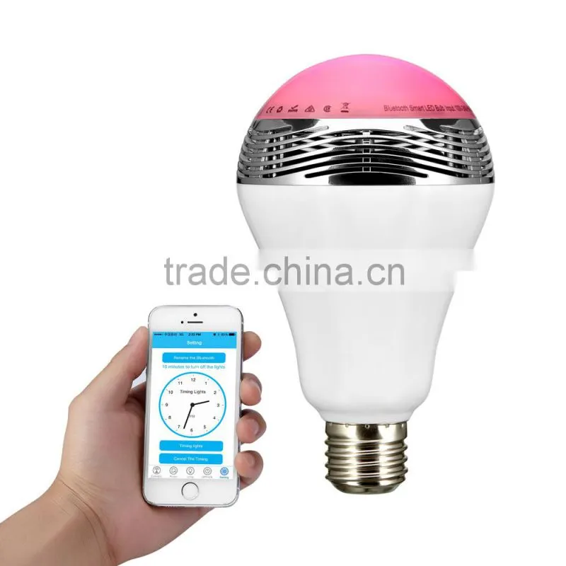 Bluetooth LED Lighting Bulb with Speaker