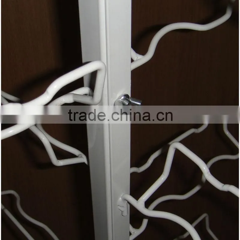 elegant shape metal floor mugs rack for promotion