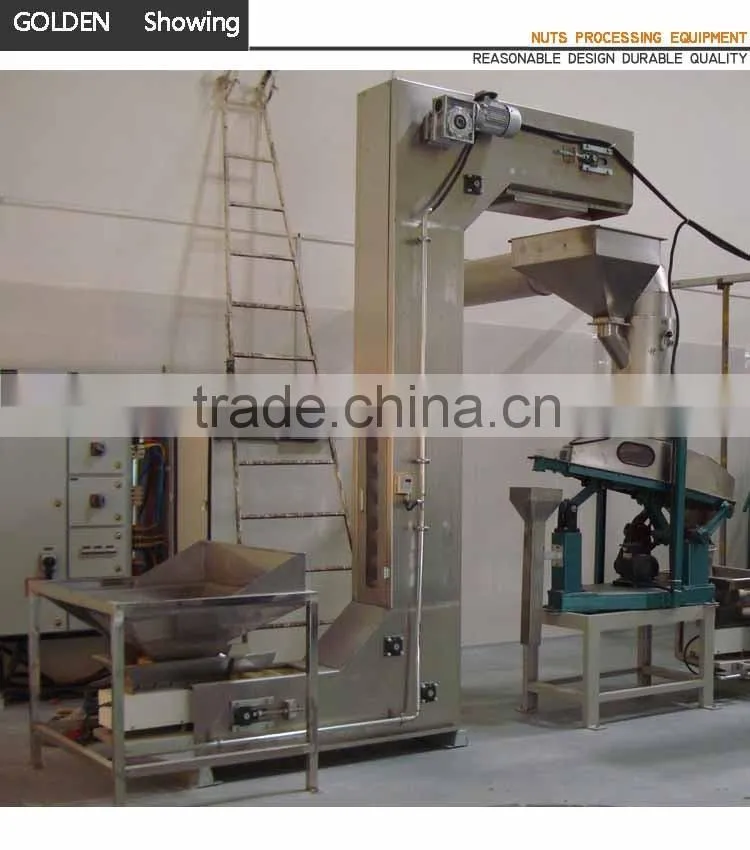 Nut Processing Machines Peanut Roasting Chopping Processing Line