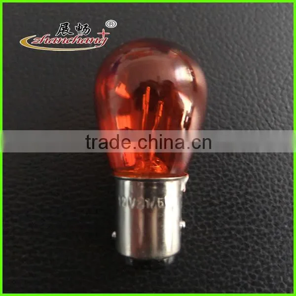 Auto miniature bulbs S25 BA15S turn light Clear