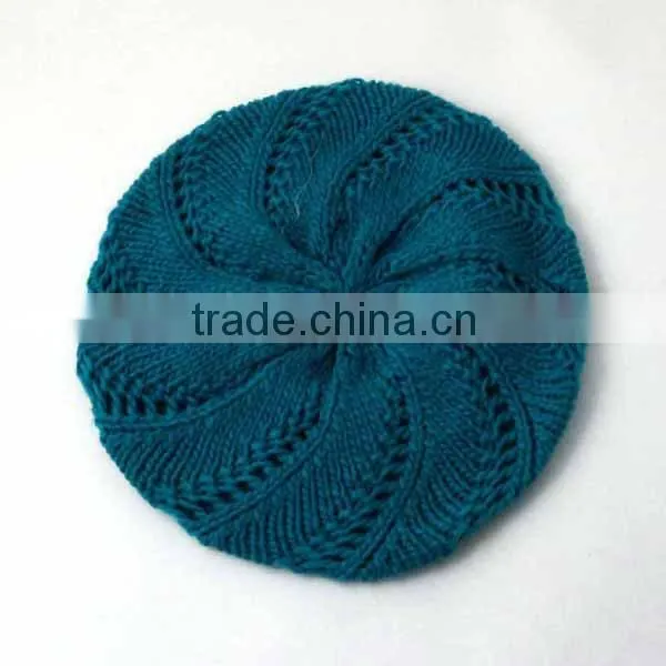 Beautifully crochet beret hats for girls