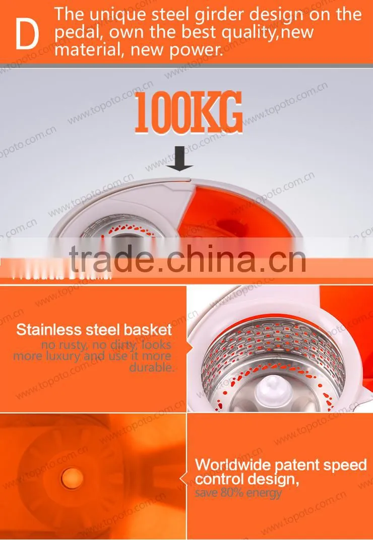New design rotating mop bucket with foot pedal
