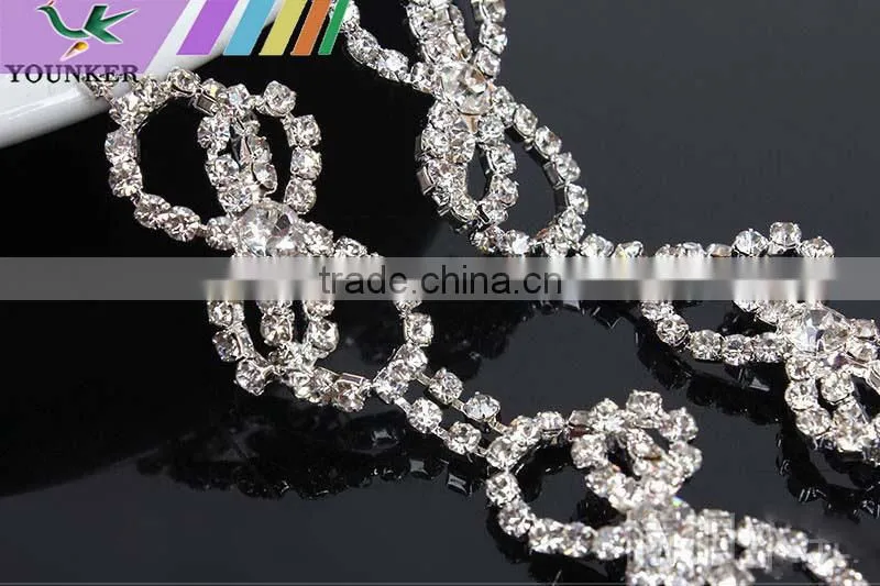 Bling Bling Fashion latest Fancy Rhinestone Cup Chian For Garments,bags,shoes decorations YSC21
