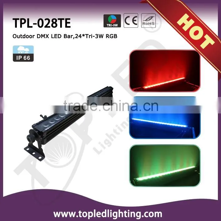 half meter dmx led bar 120*10mm led wall washer battery powered lighting bar IP20