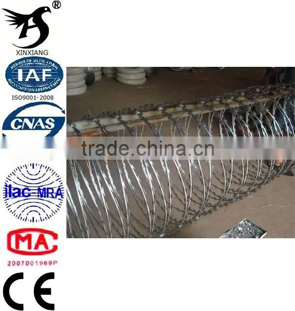 2014 Alibaba China Professional Design Nato Barbed Wire Razor