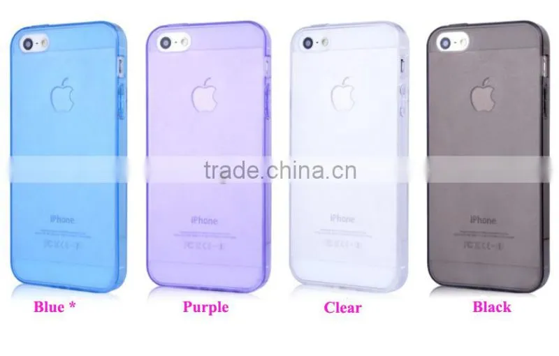 Crystal Soft TPU Case For Apple iPhone 4/5/5s And Samsung, Multi Color Avaliable