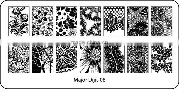 Amazing nail art stamp plate design,high quality custom nail art stamping plates