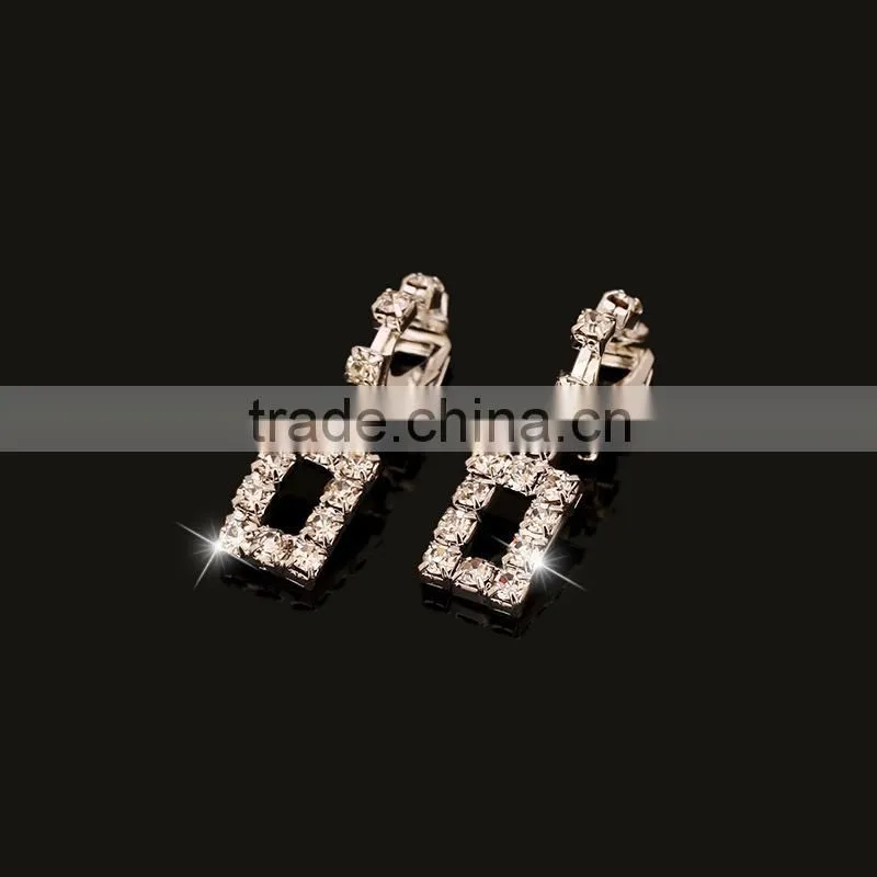 2016 trendy design shining luxury bridal jewelry wedding jewelry set