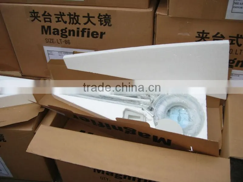 ESD magnifying lamp with LED