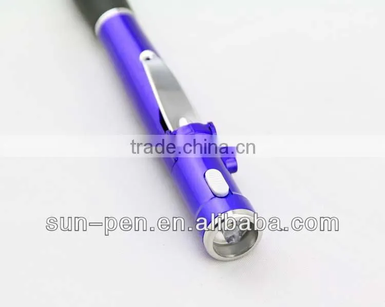 folding multi-funtional LED ball pen