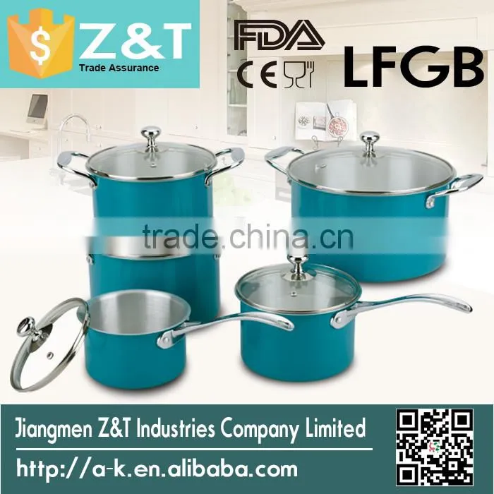 luxury dinner set new design cook and serve pot