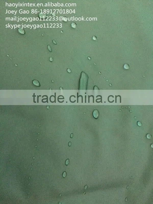 260T Oil Cire Coated Pongee
