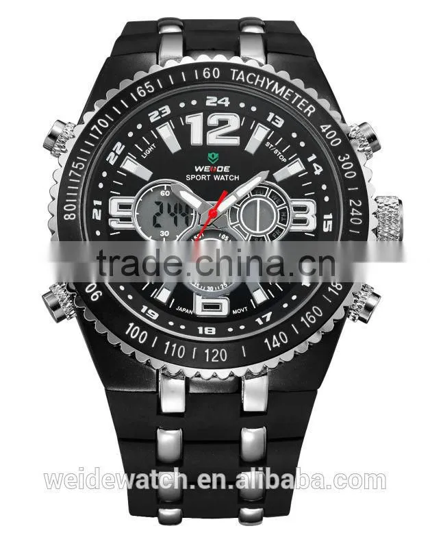 WEIDE WH1107-3 30 meters waterproof plastic band watches for resale world cup promotional items