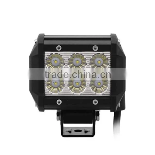 2015 Popular Double Row Lighting Bars Adjustable Bracket 18w Led Light Bar