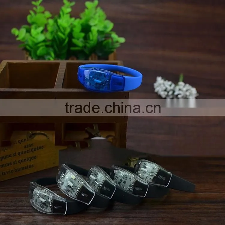 2016 Sounds Control Light Up Bracelet,sound activated led bracelet