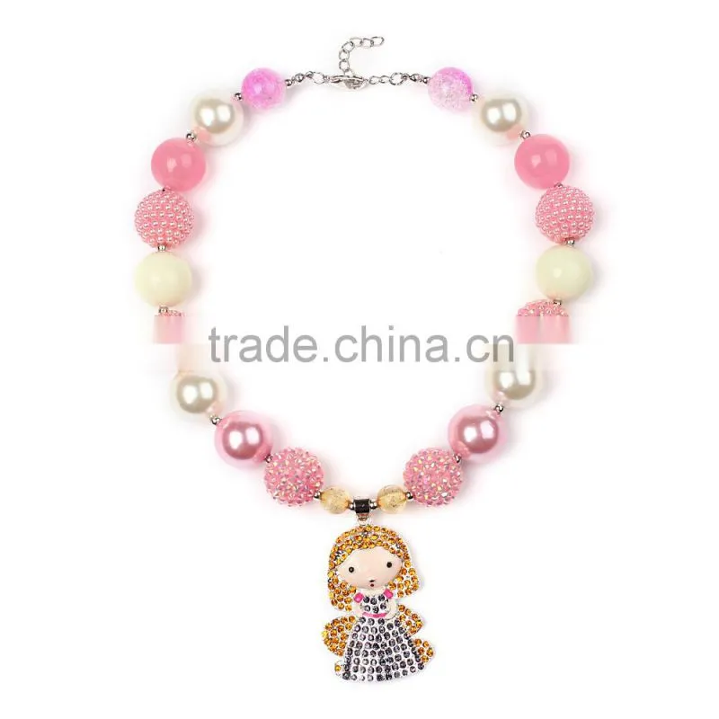 Sweet little prince pendant lovely party and casual wear jewelry for toddler girl