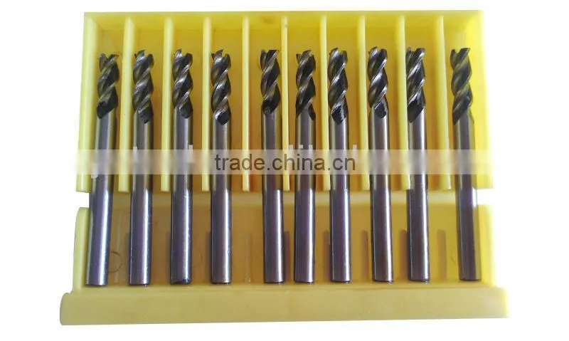 High quality End mill for Aluminium alloy, super hard end mills