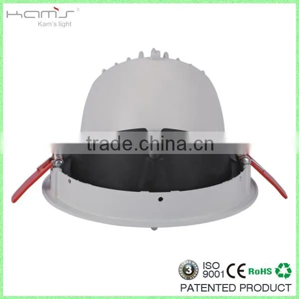 SAA approved cut out 145-150mm 20w 25w round dimmable led downlight with 360deg adjustable shop light