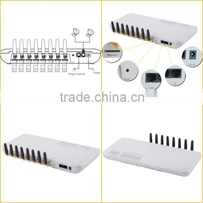 Good price DBL GOIP-8 GOIP8 8 channels sip gateway voip gsm gateway