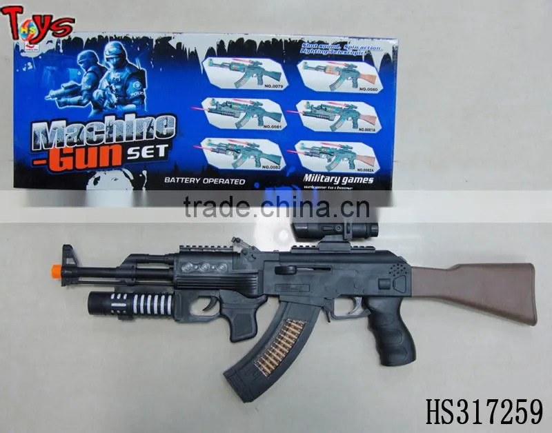 amazing playing laser gun electric gun shock