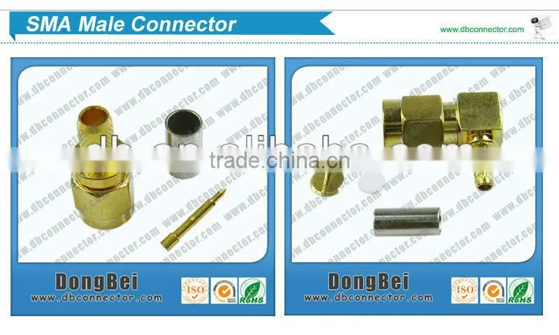 RG174 coaxial cable RF connector RP sma connector cable