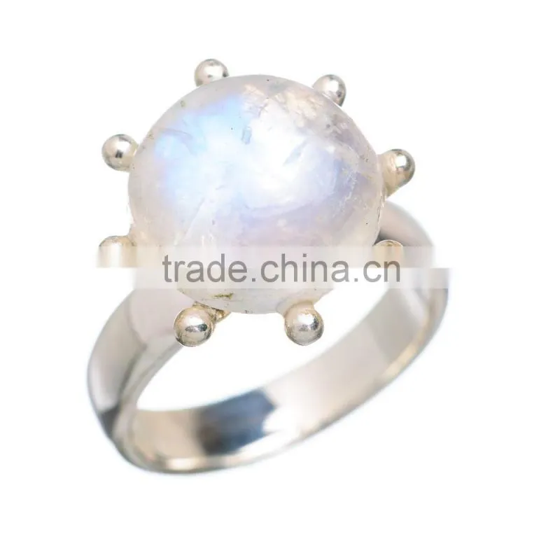 Rainbow moonstone 92.5 sterling silver jewellery