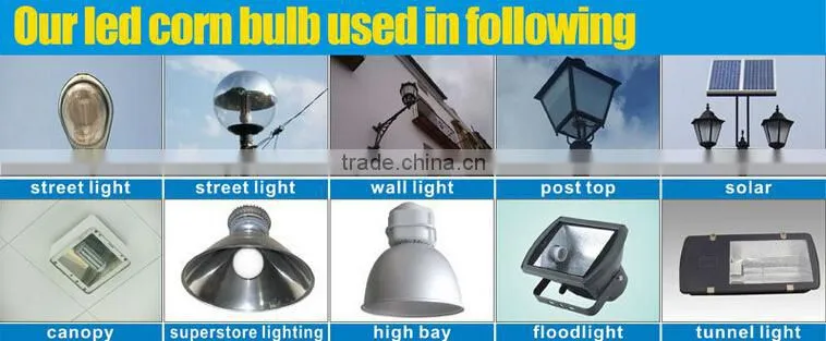 IP64 360 degree smd led light e40,27w corn led bulb e40