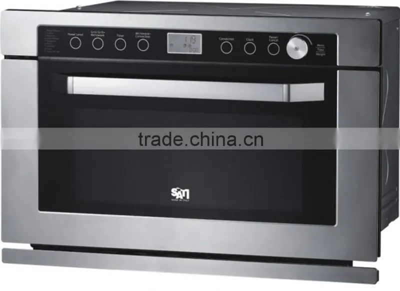 Electrical stainless steel microwave oven solo/grill/convection