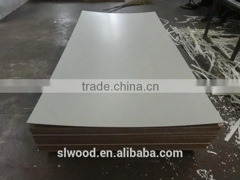 1220*2440*19mm white color melamine MDF