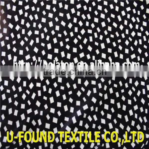 The Lastest Design Beautiful ParPrinted KS Polyester Spandex Velvet Fabric For Garment