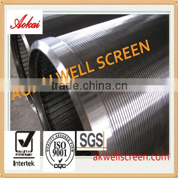 2014 hot sale AISI 304 Johnson stainless steel water well screen for water well drilling and farm irrigation