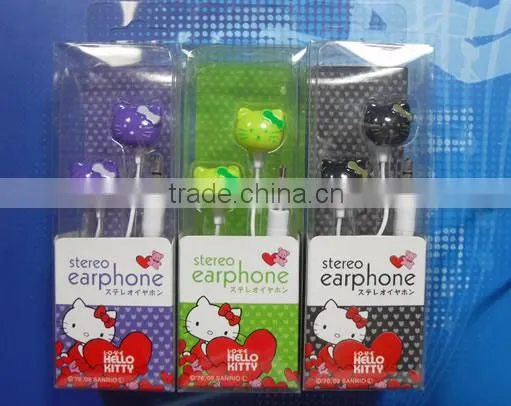 Good sound 3.5mm stereo jack metallic in-ear stereo metal earphone