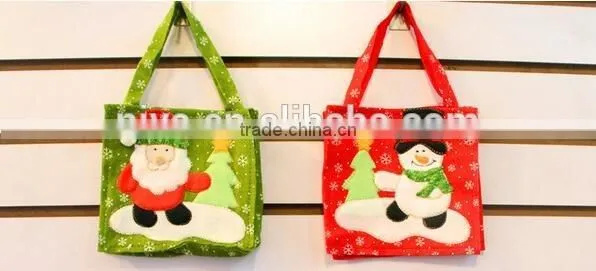 Xmas Festival Present Christmas Santa Claus Candy Gifts Bag Sack Stocking Filler