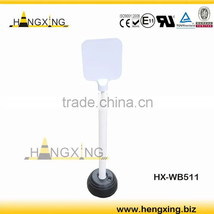 HX-WB511 White PVC Billboard Warning Post With Billboard