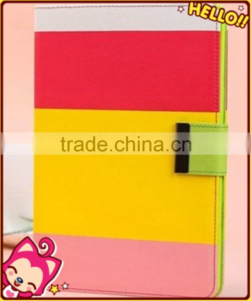 Rainbow Colorful Wallet Leather Case Cover for iPad mini