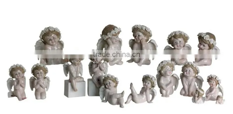 hand-painted porcelain baby cherub angel gift