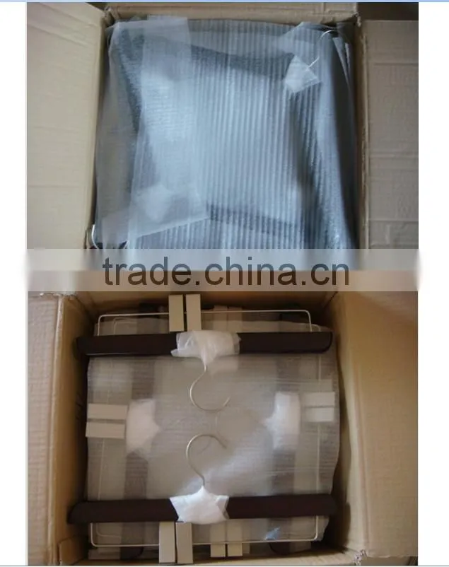 high quality wooden bottom hanger pants hanger for wholesale