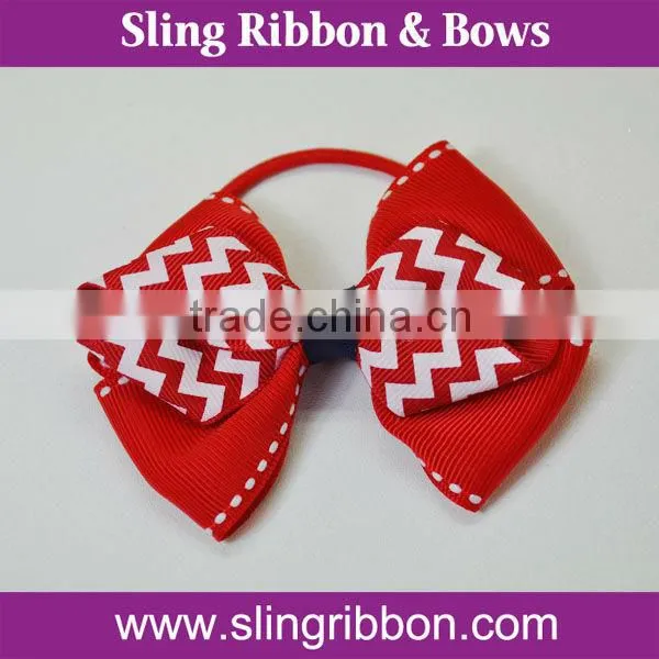 Chevron Girls Big Large Hair Bow