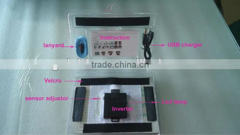 rechargeable wireless panel with wireless inverter at strong sensitivity