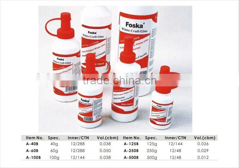 Different Volume Good Quality White Glue