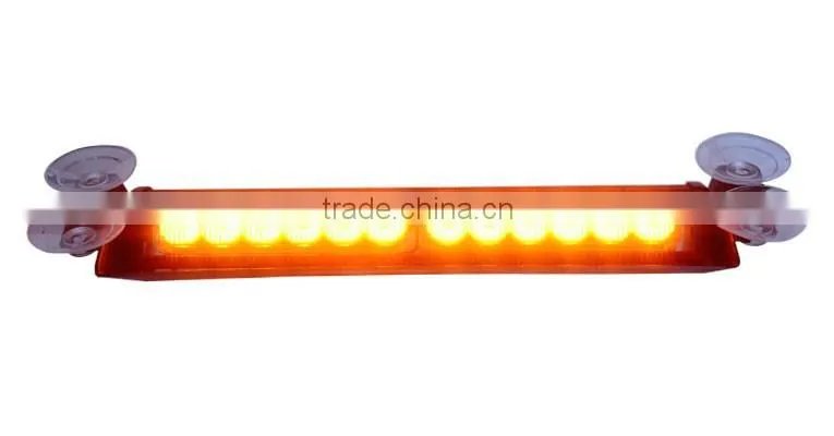 LED Warning Windshield Mount Visor Light, LED Strobe Dash/Deck Light LTDG612
